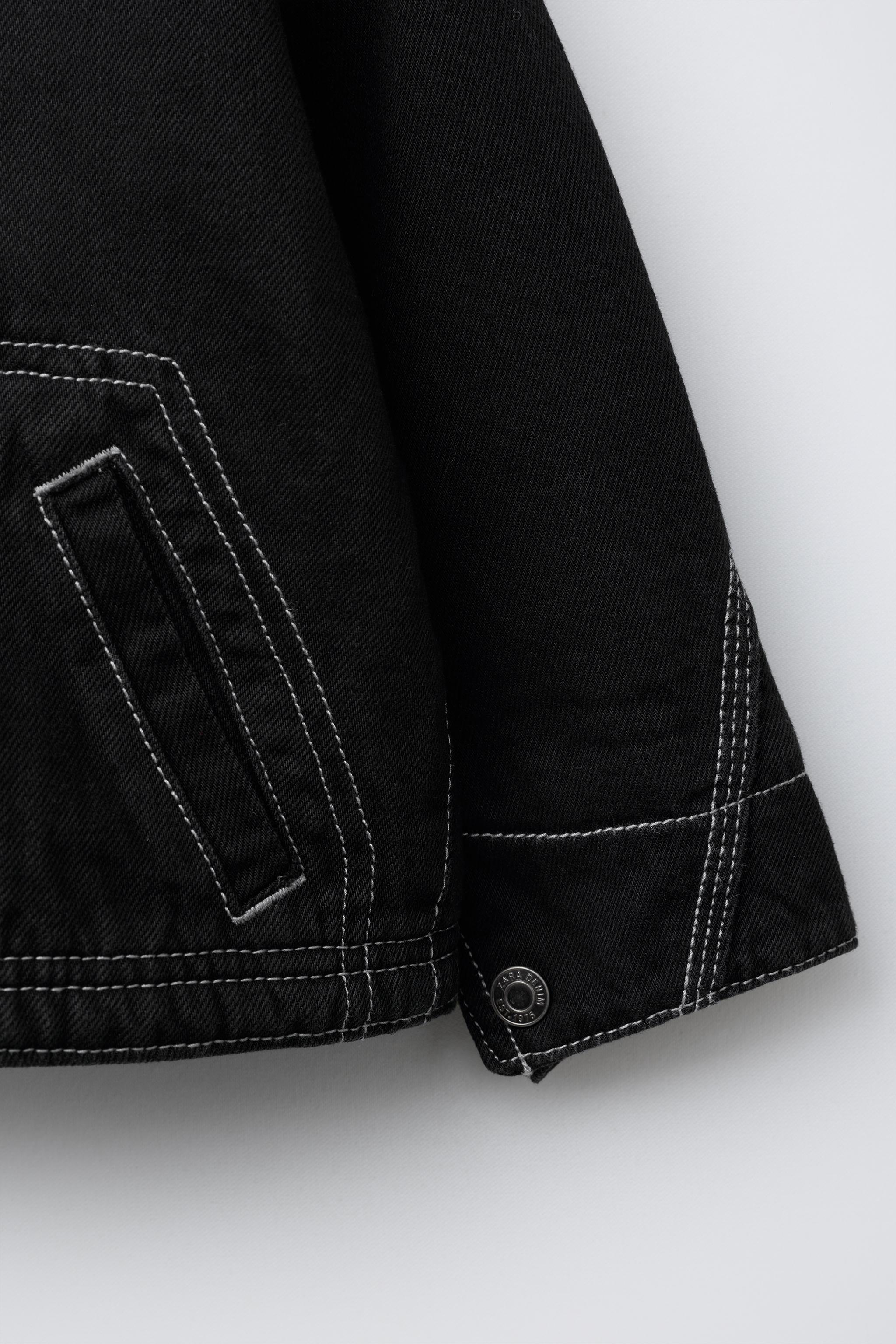 FLEECE LINED DENIM JACKET